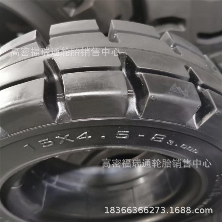 15x4.5-8电瓶叉车拖车配套实心轮胎15*4.5-8加厚耐磨轮胎可配钢圈