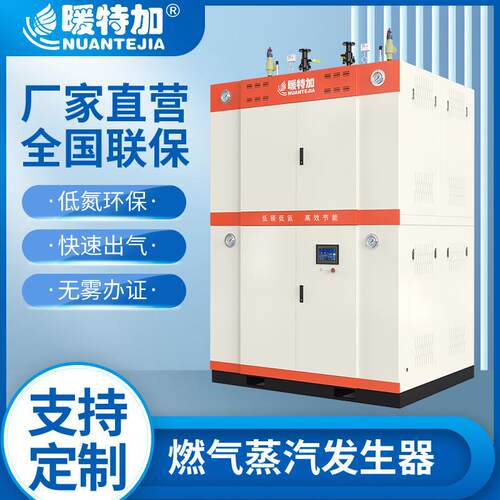 蒸汽发生器商用天然气食品工业加工生产酒店0.5吨2吨节能燃气锅炉