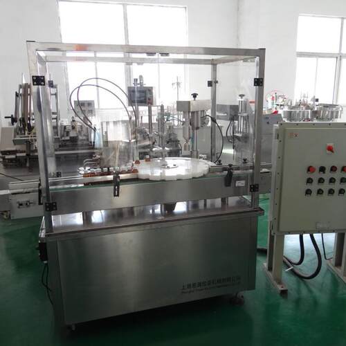 全自动液体无菌灌装机自动取盖上盖旋盖高精度稳定灌装机直销