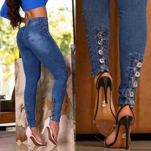 Maomous 2025 Spring Waist Stretch Jeans Women Hip Lifting
