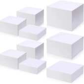 定制亚克力白色369件套5面立方体展示盒3个尺寸适用日常居家收纳