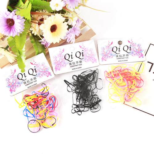 New High-Quality Hair Accessories for Girls: Colorful Elasti