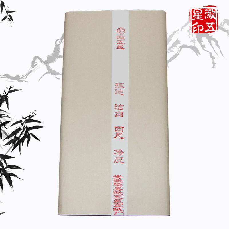 直销净皮生宣纸书法练习专用纸书法国画创作用纸四尺六尺