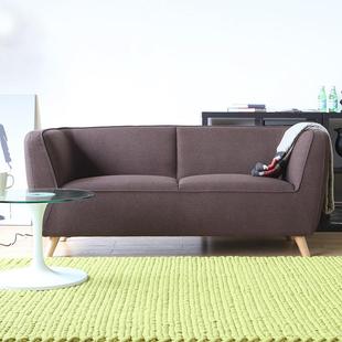 奶油风沙发小户型北欧网红款 直排客厅沙发公寓办公设计师布艺沙发