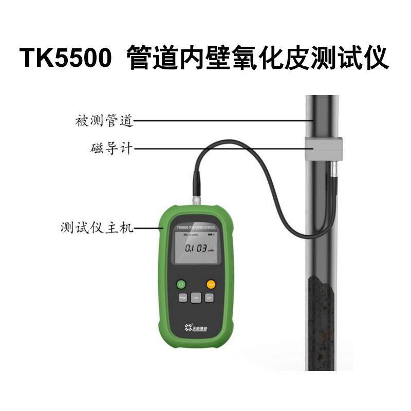 TK5500铁皮磁导计管道内壁氧化皮测试仪锅炉不锈钢管内部氧化