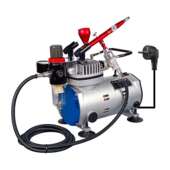 8喷笔气漆泵套装 色HD 静音0迷你1空压机小型 模型喷彩绘上主机