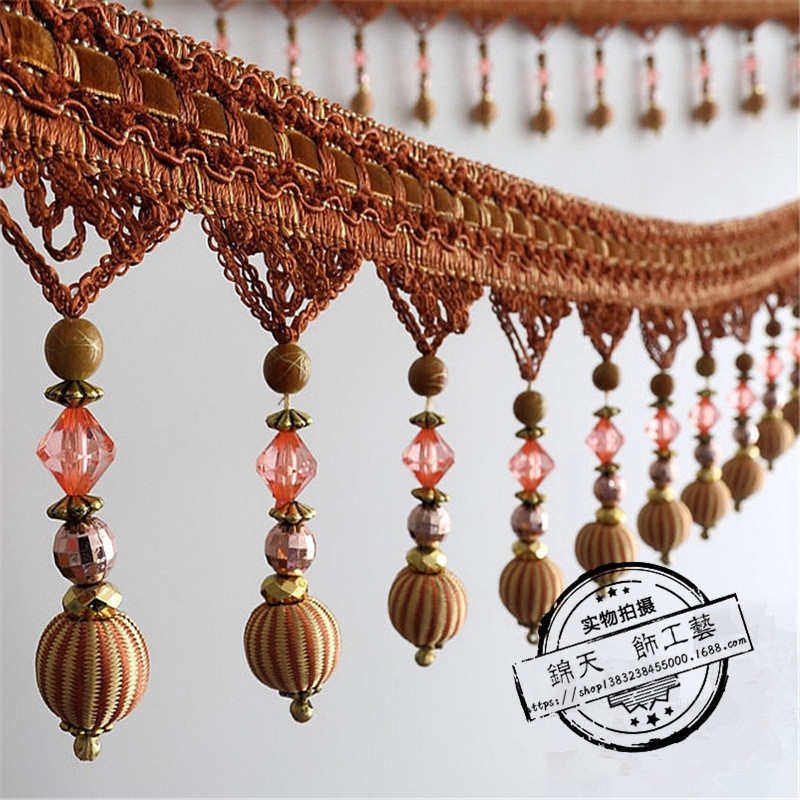 窗帘配件/辅料装饰/水晶珠子/边穗/ 窗帘花边珠子批发