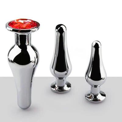 Metal Steel Anal Plug Sex Toys for Gay Man Annal Exme Deep