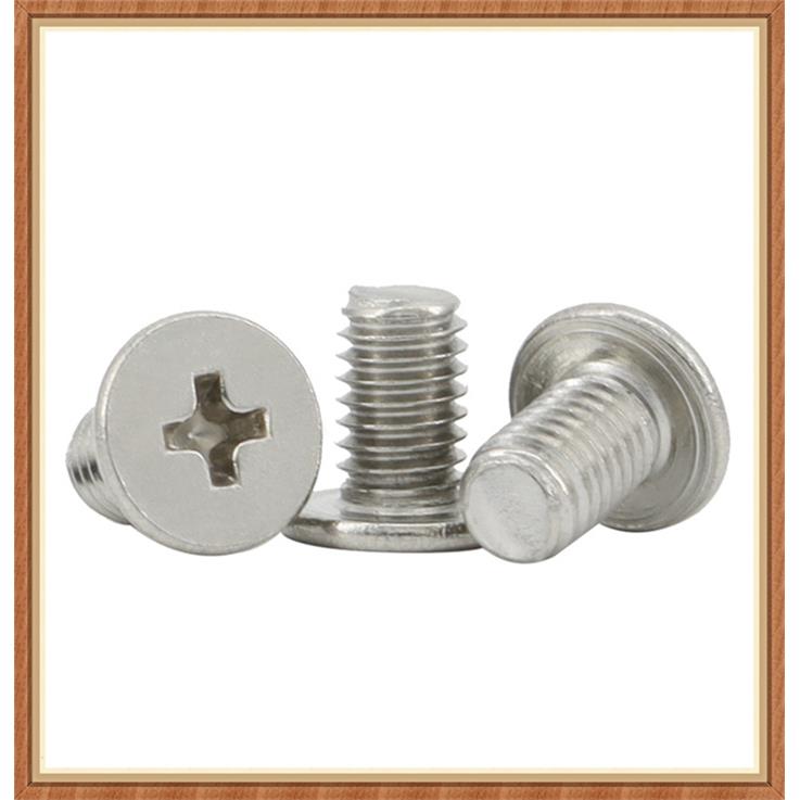304不锈钢8十字槽扁平头螺5丝头M5*8*1*40NIO*5*60大平头低薄头螺