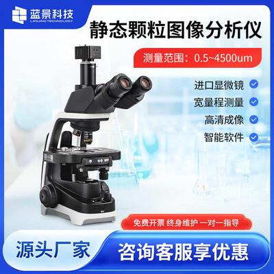 颗粒图像分析仪静态颗粒图像分析仪图像法粒径粒形颗粒粒度分析仪