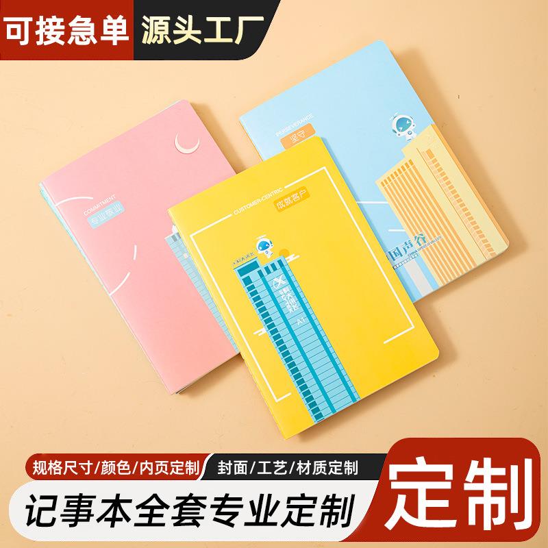 A6卡通线圈本A5加厚记事本高颜值翻单词本便携笔记本小批量定制
