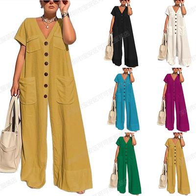 UOOZEE Women's Casual Overalls - Lightweight Basic Simple