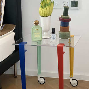 DIY彩色桌腿支架免打孔茶几腿可拆卸tiptoe桌脚中古边几支撑架子