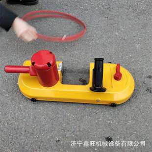 手持轨道带锯机矿用风动钢轨切割机含锯条FDJ120 200气动锯轨机