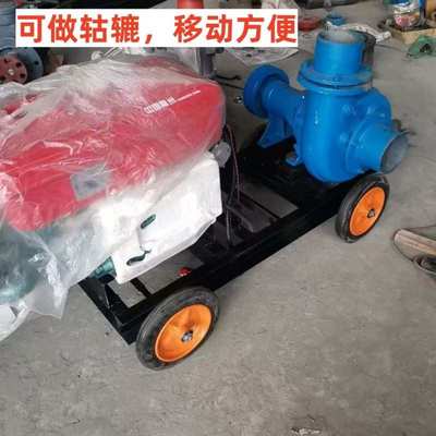 卧式抽沙泵吸砂泵吸沙机泥浆泵河底小型耐磨柴油机池塘淤泥排污泵