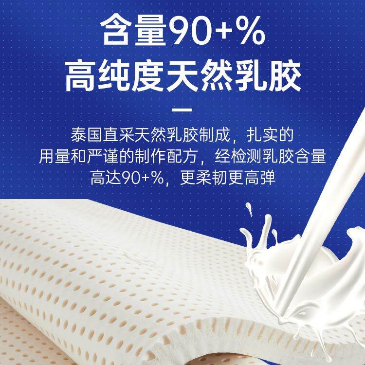 泰国乳胶床垫原装家用5CM厚学生宿舍天然橡胶软垫子单双人1.8