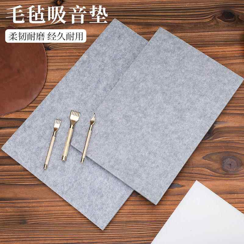 聚酯纤维毛毡垫板羊毛熨烫垫毡 加厚吸音板 隔音垫板打斩DIY皮雕