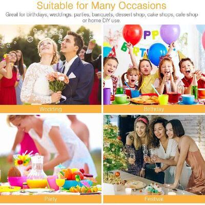 Fruit Snack Tasting Plate Decoration Clear with Lid Serving