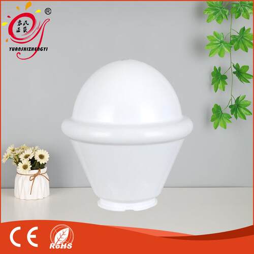 不易碎抗UV户外围墙灯庭院灯亚克力花菇型灯罩透明黑色喷顶