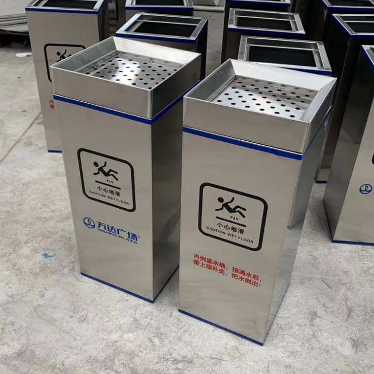 酒店室内物业商场不锈钢接水桶茶水桶废水桶收集收纳桶