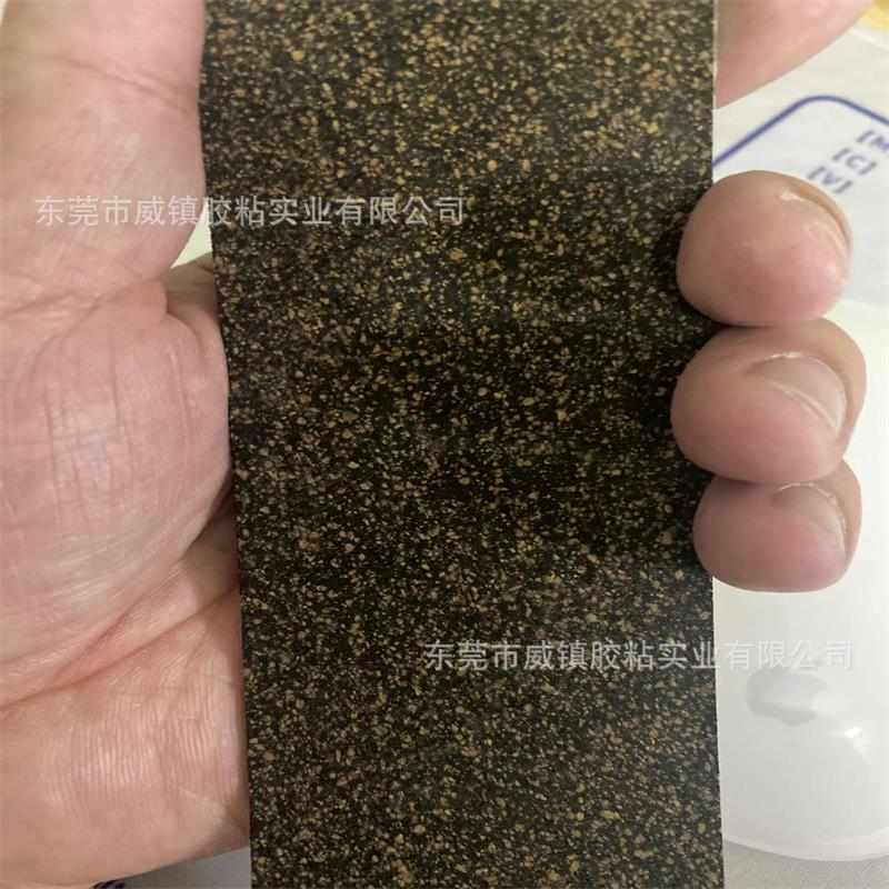 防滑橡胶软木带 滚轮隔热磨砂软木胶带 机器磨损软木带 复合胶带