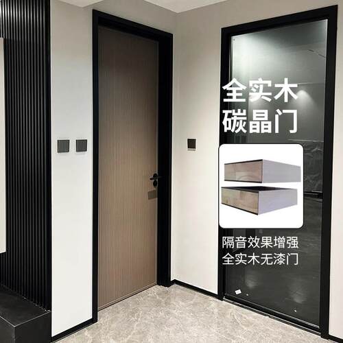 门木门卧室门室内木门实木门室内门房间门碳晶木门酒店木门公寓门