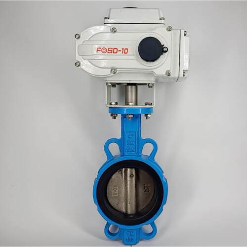 软密封电动对夹蝶阀D971X-10QDN200高品质环保水处理