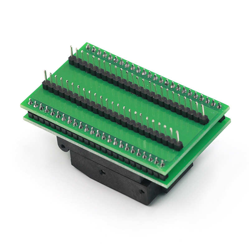 LQFP TQFP QFP48转DIP48座 编程器烧录座 测试座 0.5mm间距