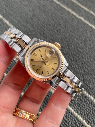 公价23700元[98新]帝舵公主m92413-0009香槟盘自动机械25mm女表