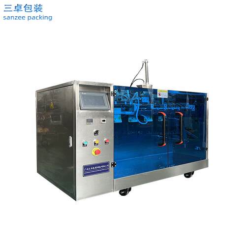 八宝茶三角包外袋四边封包装机预制袋自立袋异型袋包装机