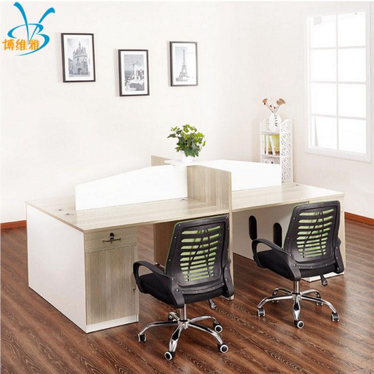 BWY-1005公具办公桌椅屏办风办职员公桌 4家人员工桌电脑桌会议桌