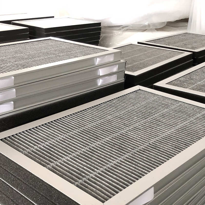 微米品牌直供复合型过滤器 新风系统除异味甲醛蜂窝活性炭过滤器