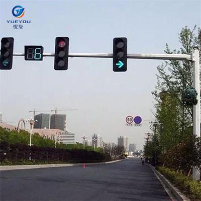 交通信号灯杆厂家信号灯杆单悬臂式八角十信号灯路杆电警杆字LE绿