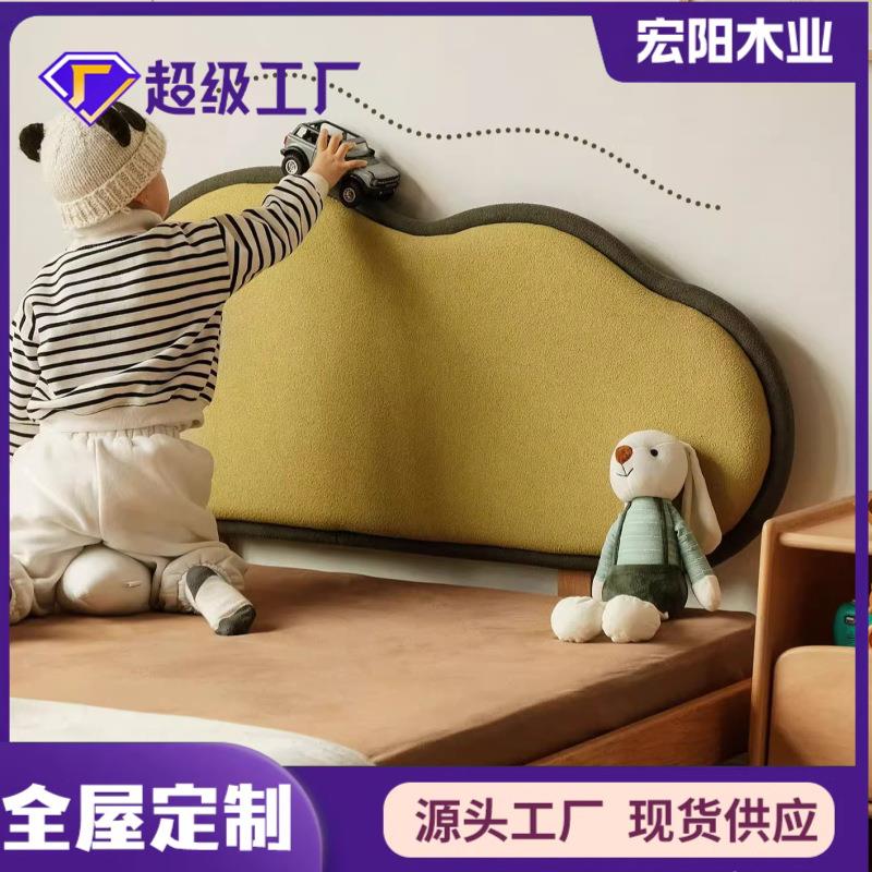 樱桃木实木单人儿童床实木单人床儿童房卧室家具男孩女孩床公主床