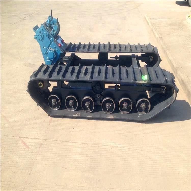 QIM带龙煤 橡胶履底盘 液压履带履带缓冲式底盘 电动机器底盘