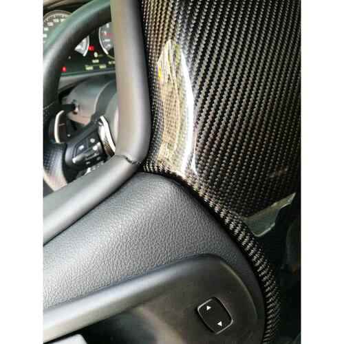 适用宝马F80M3/F82F83M4碳纤维座椅后盖板M4座椅椅背头枕后盖