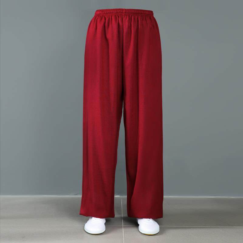 高档棉麻太极裤男太极服晨服女春夏太极拳装练裤练功裤武术裤灯笼,运动/瑜伽/健身/球迷用品,太极服,淘宝优惠券,粉丝福利购,淘宝优惠卷