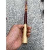 正品 紫木黑檀话型悟空如意金箍棒一比一紫檀材质模手办儿童神玩具