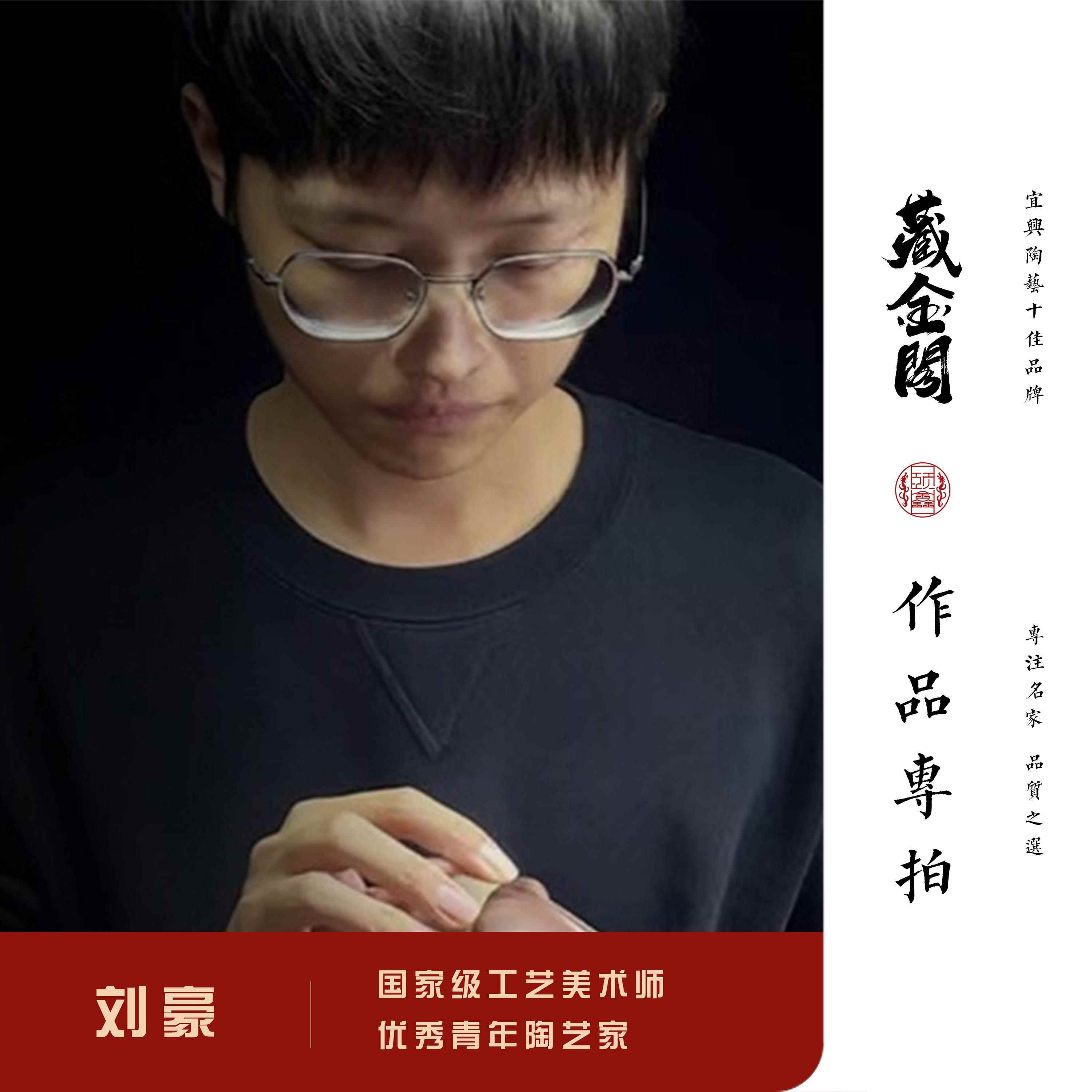 宜兴紫砂壶原矿紫砂手工制作名家工艺美术师刘豪作品专辑
