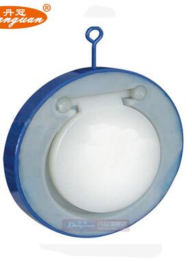 H74F46-16C衬氟对夹式止回阀 耐腐蚀 超薄旋启式 铸钢DN50~DN800