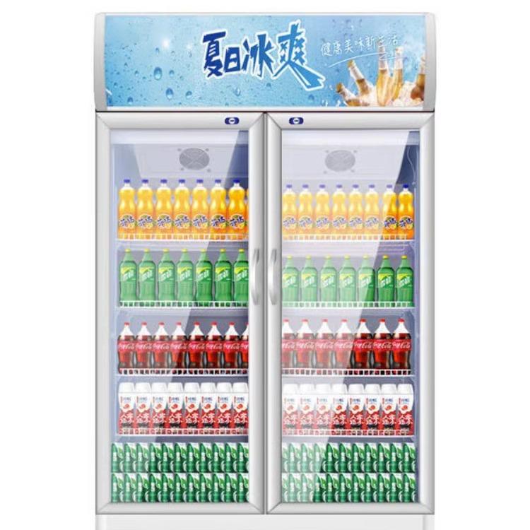 饮料展示柜商用超市饮料柜立式冰箱啤酒柜风冷冰柜三门冷藏展示柜