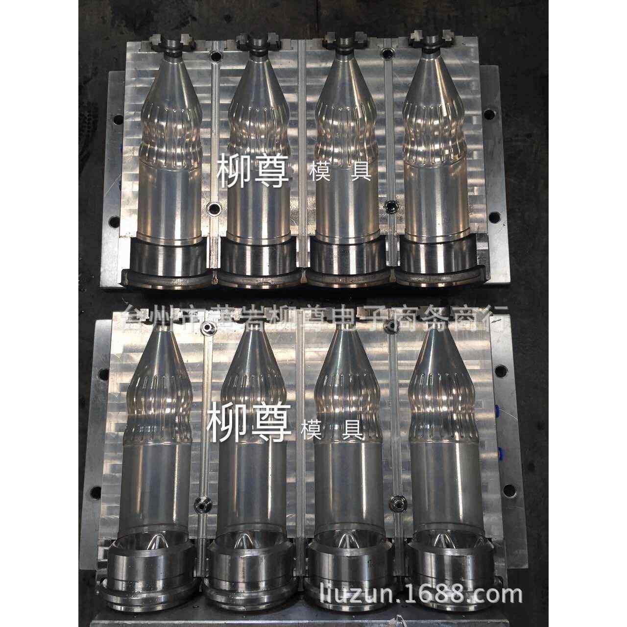 厂家直销pet吹塑模具全自动一出四一出六水瓶化妆品吹瓶模具