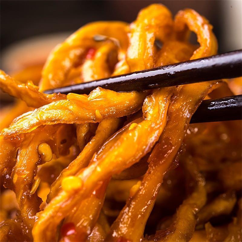 吮指丝香辣木瓜丝干下饭酱菜香脆爽口菜广西横县特产零食瓶装500g