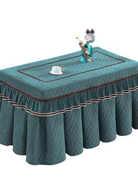 冬天夹烤火桌用OFD子罩套方形棉加长厚加绒家烤火电炉取暖器电茶