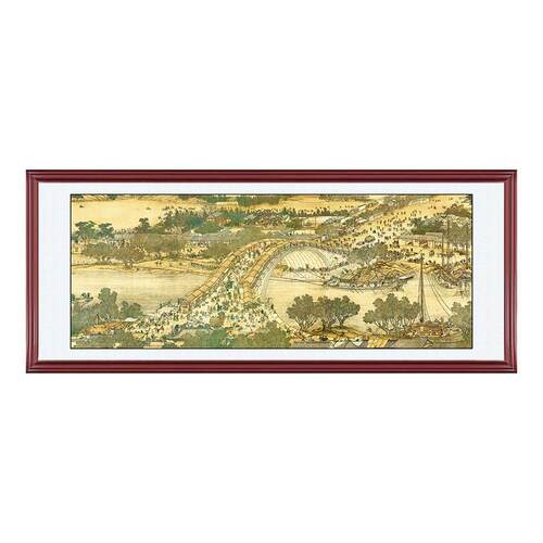 清明上河图国画挂画字画富春山居图客厅装饰画富山春居图仿古名画
