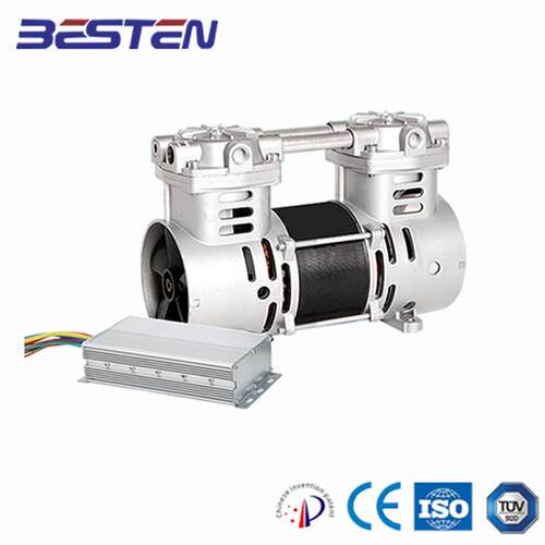 无油空气压缩机7bar8bar12V24V48V车载小型空气压缩机DC80VD