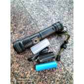 高档跨境XHP5高亮远射强0光手电筒bus充电超户外便携家用铝亮合金