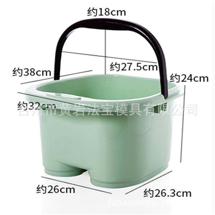 泡脚足浴盆按摩泡脚桶家用塑料泡脚盆洗脚盆加高足浴桶模具