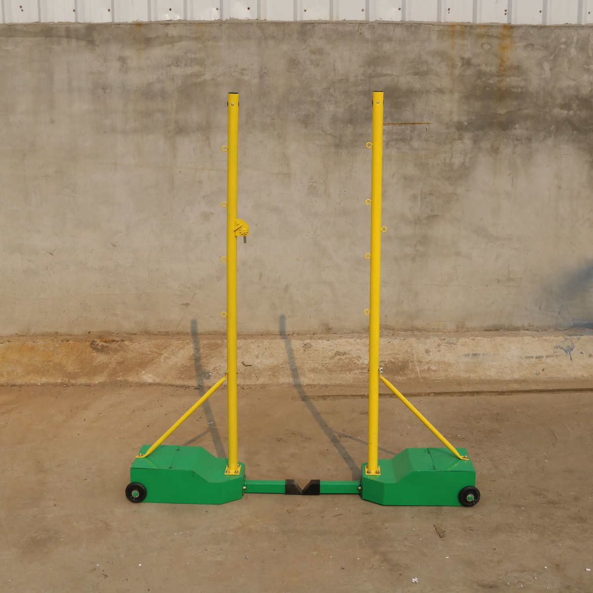 羽毛球网架便携式简易可升降移动排球柱户外比赛标准多功能球网架