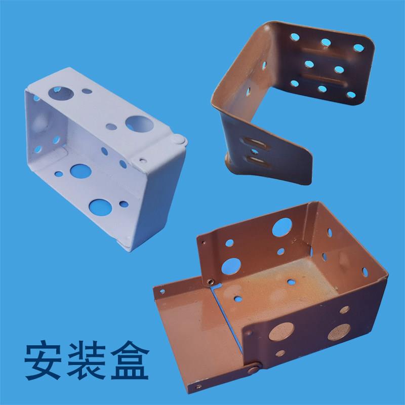 手拉式木百叶窗帘卡扣配件支架侧顶通用安装四角盒边码托架固定座图片